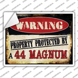 44 Magnum Novelty Rectangle Sticker Decal