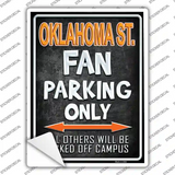 Oklahoma State Novelty Rectangle Sticker Decal