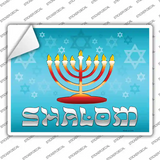 Shalom Novelty Rectangle Sticker Decal