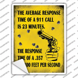 The Average Response Novelty Rectangle Sticker Decal