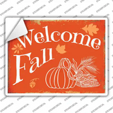 Welcome Fall Novelty Rectangle Sticker Decal