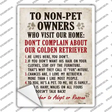 Complain About Our Golden Retriever Novelty Rectangle Sticker Decal
