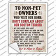 Complain About Our Boston Terrier Novelty Rectangle Sticker Decal