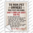 Complain About Our Pug Novelty Rectangle Sticker Decal