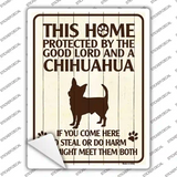 Chihuahua Protected Novelty Rectangle Sticker Decal
