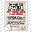 Non-Pet Owners Cairn Terrier Novelty Rectangle Sticker Decal
