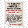Non-Pet Owners Chow Chow Novelty Rectangle Sticker Decal