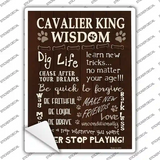 Cavalier King Wisdom Novelty Rectangle Sticker Decal