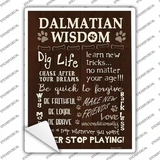 Dalmatian Wisdom Novelty Rectangle Sticker Decal