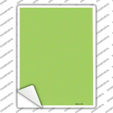 Lime Green Blank Novelty Rectangle Sticker Decal