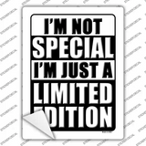 Im Not Special Novelty Rectangle Sticker Decal