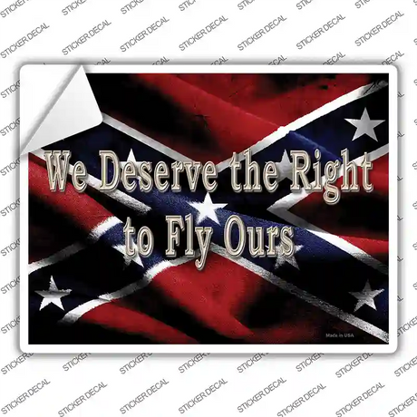 We Deserve The Right Novelty Rectangle Sticker Decal