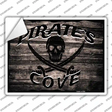 Pirates Cove Novelty Rectangle Sticker Decal