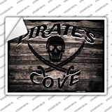 Pirates Cove Novelty Rectangle Sticker Decal