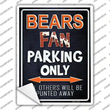 Bears Novelty Rectangle Sticker Decal
