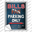 Bills Novelty Rectangle Sticker Decal