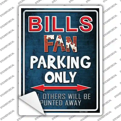 Bills Novelty Rectangle Sticker Decal
