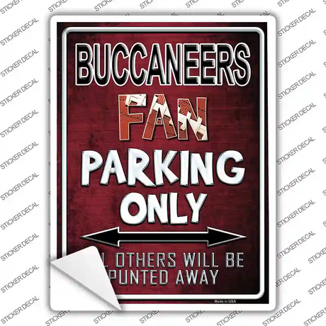 Buccaneers Novelty Rectangle Sticker Decal