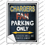 Chargers Novelty Rectangle Sticker Decal