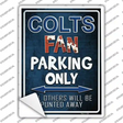 Colts Novelty Rectangle Sticker Decal