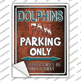 Dolphins Novelty Rectangle Sticker Decal