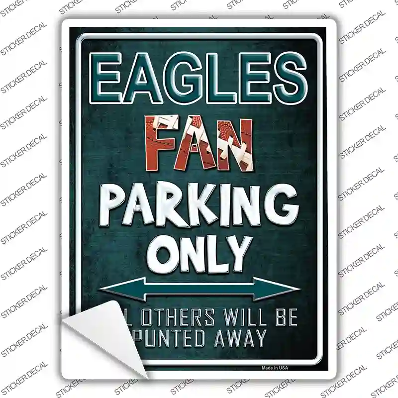 Eagles Novelty Rectangle Sticker Decal