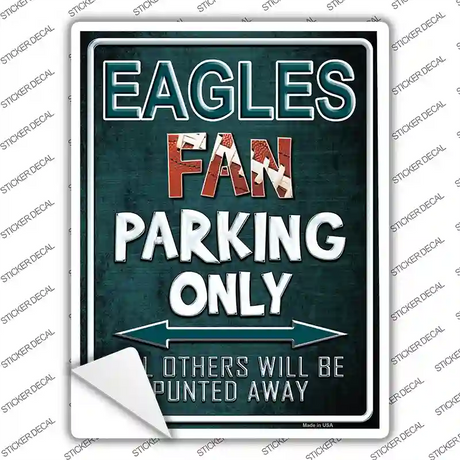 Eagles Novelty Rectangle Sticker Decal