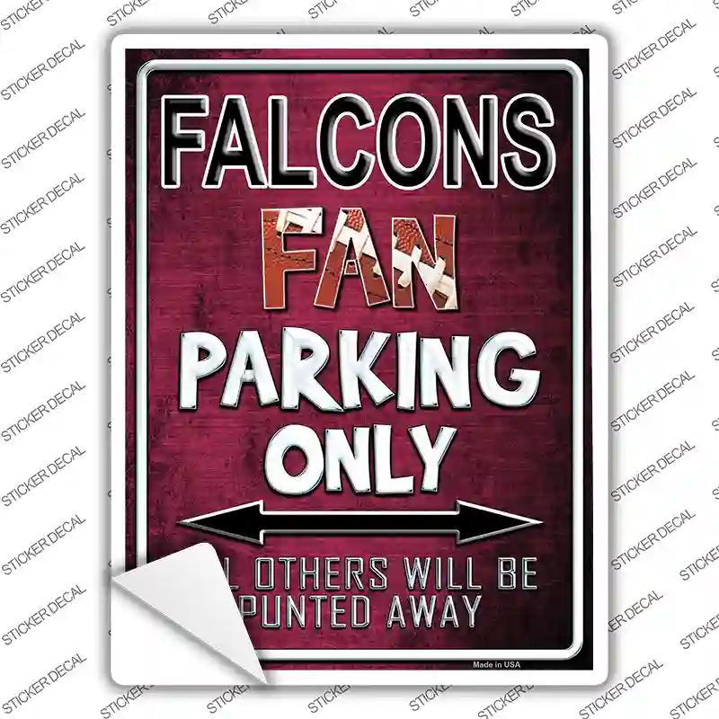 Falcons Novelty Rectangle Sticker Decal