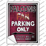 Falcons Novelty Rectangle Sticker Decal