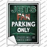 Jets Novelty Rectangle Sticker Decal