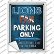 Lions Novelty Rectangle Sticker Decal
