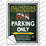 Packers Novelty Rectangle Sticker Decal