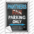 Panthers Novelty Rectangle Sticker Decal