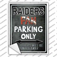 Raiders Novelty Rectangle Sticker Decal