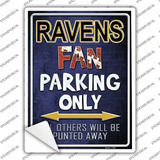 Ravens Novelty Rectangle Sticker Decal