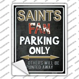 Saints Novelty Rectangle Sticker Decal