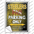 Steelers Novelty Rectangle Sticker Decal