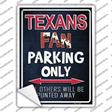 Texans Novelty Rectangle Sticker Decal