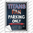 Titans Novelty Rectangle Sticker Decal