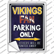 Vikings Novelty Rectangle Sticker Decal