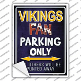 Vikings Novelty Rectangle Sticker Decal