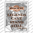 Legends Novelty Rectangle Sticker Decal