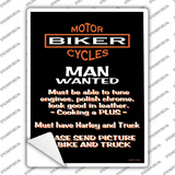 Man Wanted Novelty Rectangle Sticker Decal