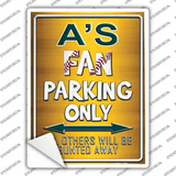 Athletics Novelty Rectangle Sticker Decal
