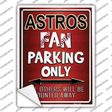 Astros Novelty Rectangle Sticker Decal