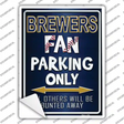 Brewers Novelty Rectangle Sticker Decal