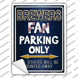 Brewers Novelty Rectangle Sticker Decal