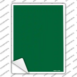 Solid Green Novelty Rectangle Sticker Decal
