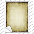 Distressed Brown Novelty Rectangle Sticker Decal