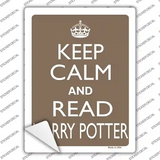 Keep Calm And Read Harry Potter Novelty Rectangle Sticker Decal